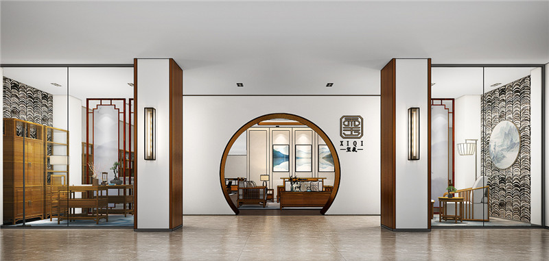 中式展厅设计中，中式家具展厅有怎样的特点？